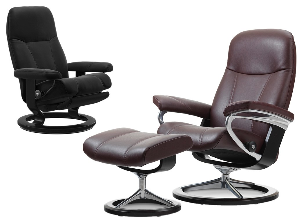 <p>Entdecke den Consul Relaxsessel von Stressless®: wählbare Basis, Leder- oder Stoffbezug, Farbauswahl und ergonomischer Komfort für dein Zuhause.</p>
