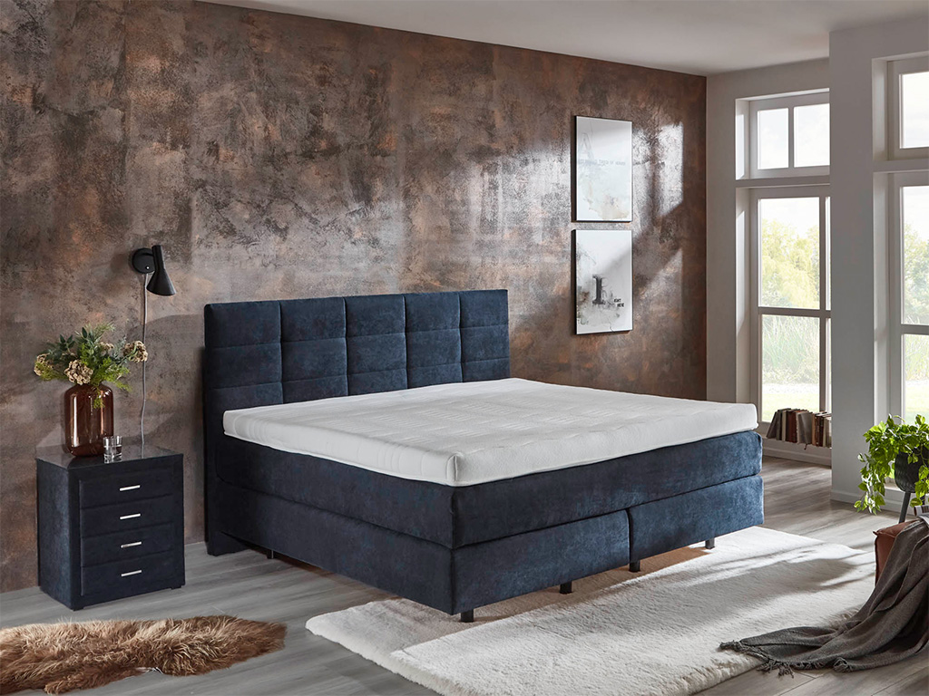 Kompakt & clever: Boxspringbett 200x140 mit Stauraum. Farben, Füße & Matratzen wählbar. KONKEN berät Dich fachkundig.